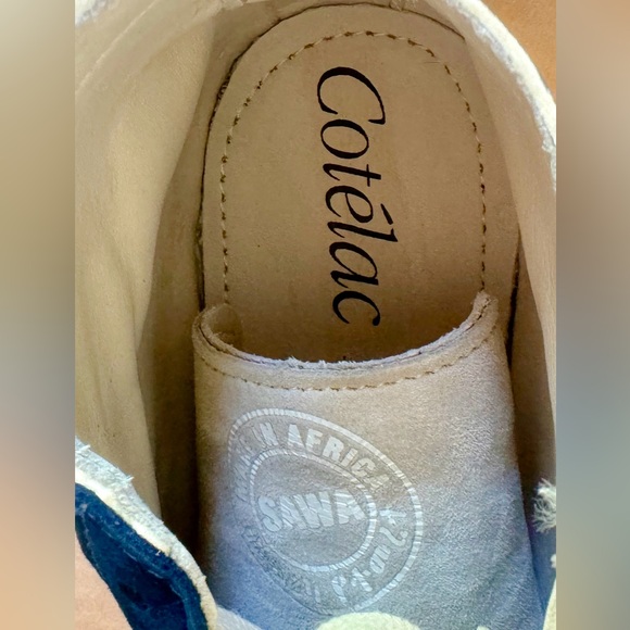 COTÉLAC Abou Spotted Leather & Suede Mid-Top Sneaker - From: Ethiopia (Size: 41) - Picture 10 of 16